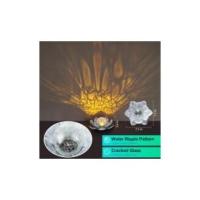 Luces Solares de Jardín al Aire Libre, Globo de Cristal craquelado, decoración De Lotto, Luces LED impermeables de Flores de metal para metal patio, céped, chimenea, Mesa, lámpara de pared de piso al Aire Libre - details 1