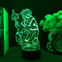 Lámpara De Noche Anime Jujutsu Kaisen Ryomen Sukuna Figura Con Luz LED 3D Regalo De Cumpleaños Iluminación Para Dormitorio - details 8