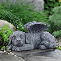 Estatuilla de resina – Lápida conmemorativa para mascotas, figura de ángel para jardín - details 9
