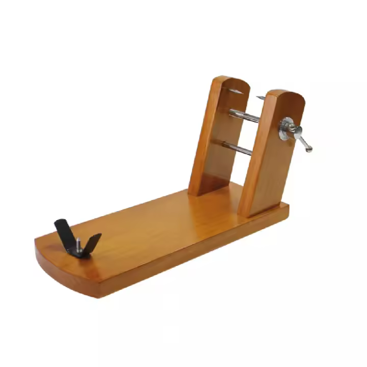 JAMONERO MADERA - Madera de pino + piezas de hierro cromado - 1