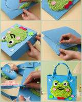 Set De Manualidades Para Niñas DIY Bolsa De Animal De Punto De Terciopelo Kit De Artesanía Para Principiantes Juguetes Hechos a Mano Para Aprender a Coser - details 3