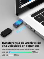 Adaptador USB Femal a Macho Convertidor/Extensores Para Cargador De Coche Computadora Y Smartphone Compatible Con Mini USB - details 1