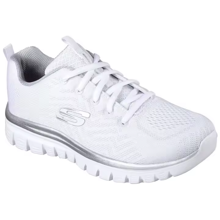 Zapatillas Skechers Graceful-Get Connected para mujer en color blanco - 1