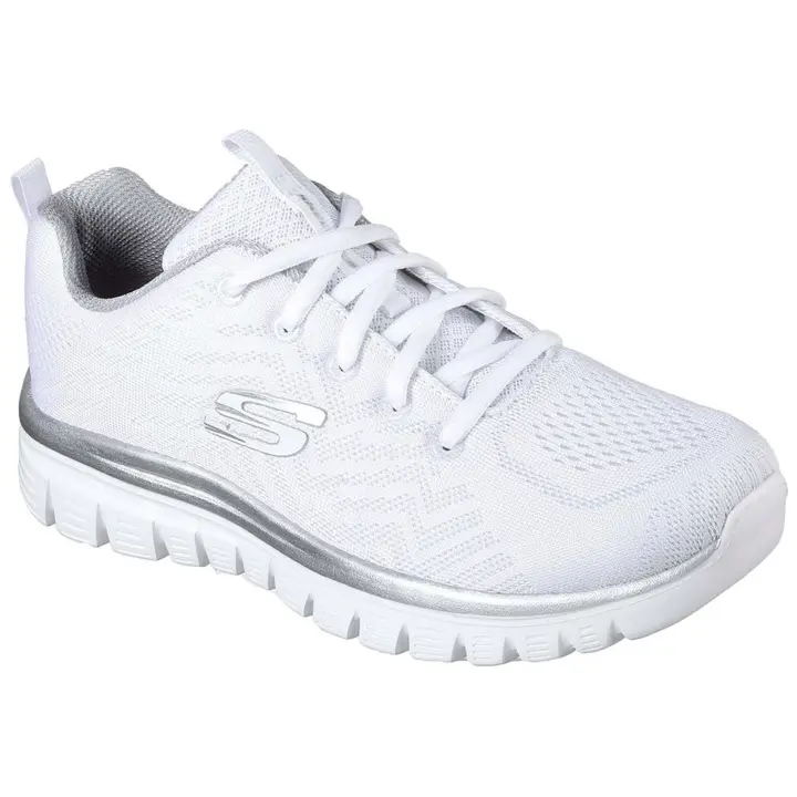 Zapatillas Skechers Graceful-Get Connected para mujer en color blanco - 1