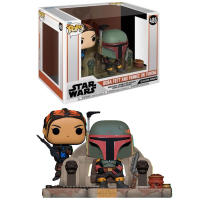 FIGURA FUNKO POP STAR WARS BOBA FETT AND FENNEC ON THRONE 15 CM - Nuevo a Estrenar - Original FUNKO - Miniatura POP - Figura de Colección Funko - details 1