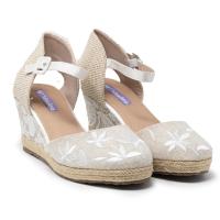 KTEY 523 MARINA Sandalias plataforma mujer 28648 23V VALENCIANA MARGARITAS BLANCO - details 0