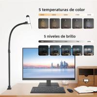 Lámpara De Escritorio LED Doble 24W Con Control Remoto Y 5 Niveles De Brillo Y Modos De Iluminación JGT Moderna Para EU/US/UK - details 3