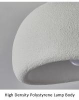 Lámpara De Techo Minimalista LED Nordic Wabi Sabi Para Sala De Estar Dormitorio Decoración Moderna De Hogar Fijación En La Superficie - details 6