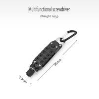 Mini Destornillador Multifuncional De EDC Para Exteriores En Forma De Llave De Mano Herramienta De Reparación De Acero Portátil - details 0