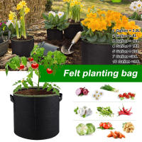 Macetas De Tela Para Plantas Respirables De 3/5/7/10 Gallones Bolsas De Cultivo Para Tomates Fresas Patatas Jardinería - details 1