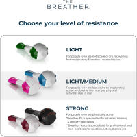 Entrenador De Respiro Natural Para Terapia Respiratoria Sin Medicación Mejora La Respiración Con App De Entrenamiento Móvil Guía Para Pulmones Fuertes Y Respiración Eficiente - details 5