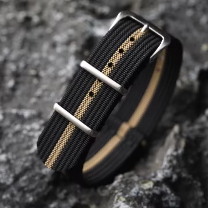Nueva Correa De Reloj De Nylon Con Ribbed 18mm 20mm 22mm Accesorios Para Relojes Militares Pulseras De Fabricante Unisex - 1