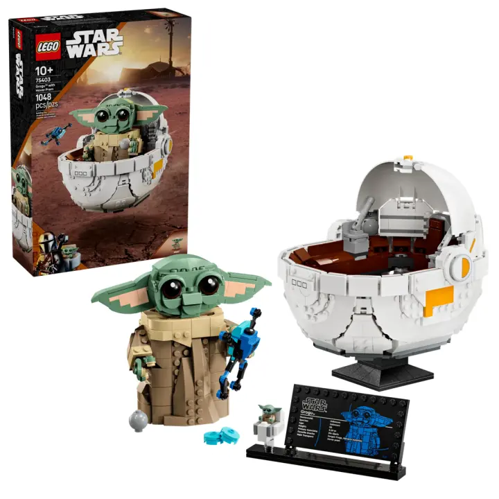 LEGO STAR WARS 75403: Grogu™ con Aerocuna - 1