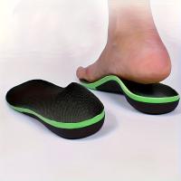Par De Plantillas Deportivas Absorbentes De Sudor 25.5/27.5cm Con Diseño De Corte Libre Para Zapatos Planos Y Deportivos Material EVA Ligero Y Transpirable Para Mujer - details 0