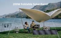 Panel Solar Portátil Plegable TALLPOWER TP200 200W, Cargador Solar de Alta Eficiencia con Paneles ETFE, 24% de Eficiencia de Conversión Energética, Salida Máxima de 200W, Voltaje Estable de 18V, Ideal para Aventura y Energía de Respaldo - details 1