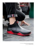 Botas De Lluvia Para Mujer Y Hombre Impermeables Antideslizantes Resistentes Al Desgaste Con Plush Fashion Para Verano E Invierno Protección Del Tobillo - details 14