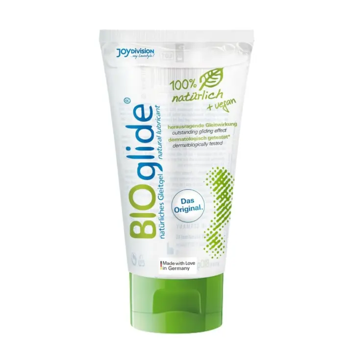 Bioglide Lubricante 100% Natural Vegano Gel Sexual Para La Lubricación Femenina Apto Con Juguetes Sexuales Preservativos Respeta El PH Vaginal Se Puede Usar En El Sexo Oral Disponible En Varios Formatos 3 40 150 500 ML Fabricado En Alemania - 1