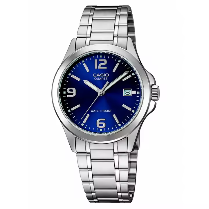 Casio Reloj Hombre Analogico Cuarzo con Correa de Acero inoxidable MTP-1215A-2A - 1