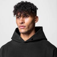 Sudadera De Algodón Grueso Para Hombre Con Capucha Deportiva Casual Conjuntos De Entrenamiento Pantalones Y Sudadera Para Gimnasio Y Correr - details 13