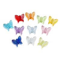 50pcs Encantos De Mariposa Acrílico AB Color Charms Bolas Espaciadoras Para Pulseras Y Collares DIY Accesorios De Joyería - details 0