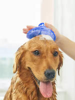 Cepillo De Baño Para Perros Y Gatos De Goma Suave Con Guante Adecuado Para Peluquería Y Masaje De Mascotas Suministros De Baño - details 2