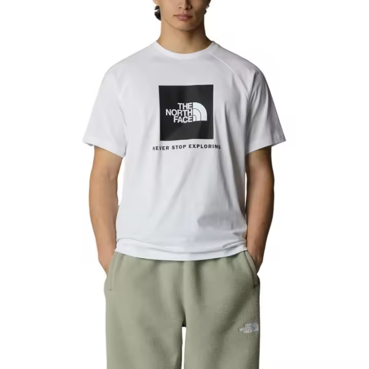 The North Face Redbox Camiseta M S/S RAGLAN TNF WHITE - 1