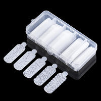 TP 60pcs Almohadillas De Silicona Reutilizables Para Manicura Francesa En Gel De Uñas Polímeras Sistema Duet Dual Form - details 2
