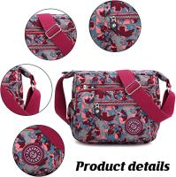 Bolso bandolera de Nailon para Mujer, Con múltiples bolsos, ligero, para viaje - details 0