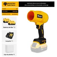 Electric Goddess 1500W Turbo Blower Jet Fan Sin Escobillas 200M/S Para Batería DeWalt 20V Herramienta De Limpieza Violenta Para DIY En El Hogar - details 0