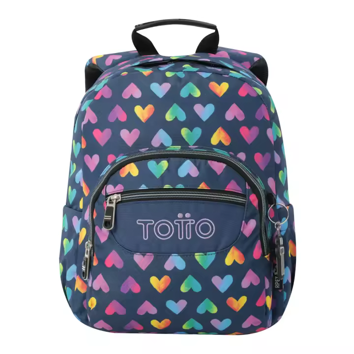 Totto Mochila escolar  Tempera -Dimensiones:27 x 36.5 x 12 cm-Material:Poliester reciclado - 1