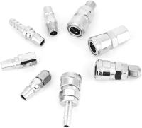Conector a; Acoplamiento rápido, no fácil de quitar. Acoplamiento rápido neumático durable, para la manguera del compresor de aire, dispositivos neumáticos de conexión Widey aplicable - details 2