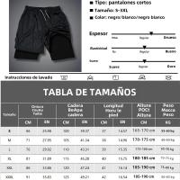Shorts De Gimnasio Para Hombre 2-en-1 Deporte Algodón Absorbente De Sudor Secado Rápido Transpirable Pantalones De Correr Al Aire Libre - details 0
