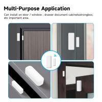 Sensor De Puerta Zigbee Wireless Magnético Alarm Detector De Abertura E Fechamento Compatível Com Zigbee2MQTT Alexa Google Necesita Gateway Tuya - details 8