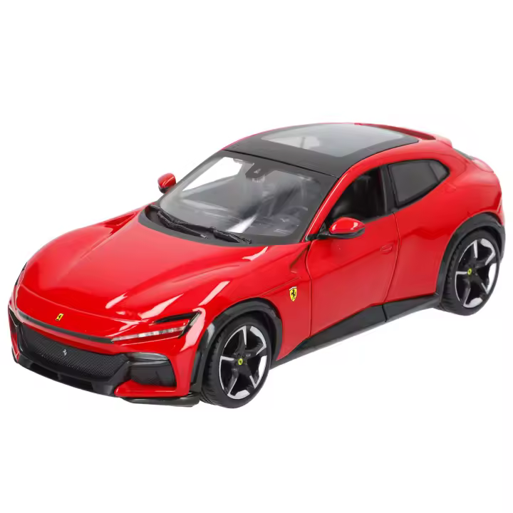 Burago - Ferrari Purosangue, SF90 Stradale, 488 Pista, LaFerrari, maqueta coche a escala 1/24, coches juguete, maquetas, miniatura de colección, Bburago, +3 años, Race & play - 1