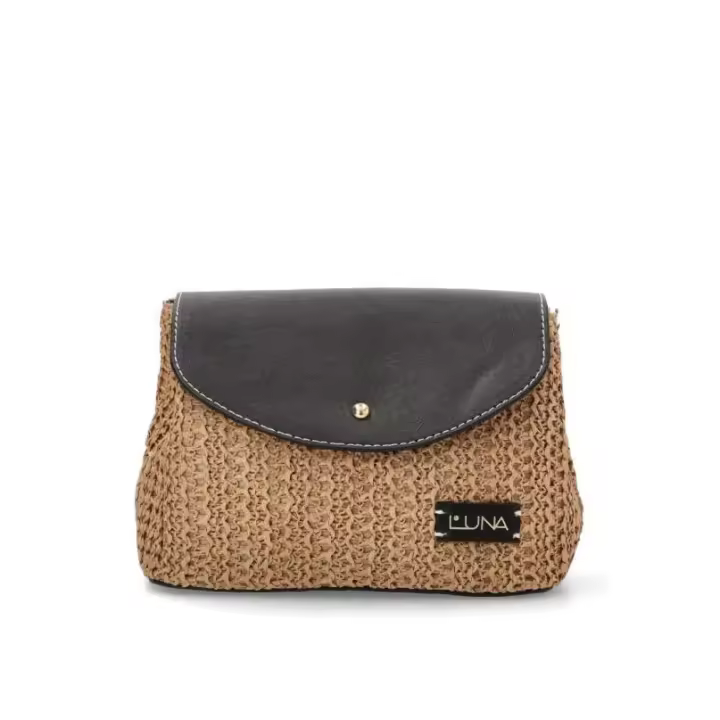 Bolso bandolera pequeña Luna Collection canova negro - 1