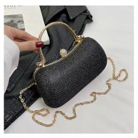Bolso De Noche Para Mujer Elegante Con Diamantes Y Cadena De Hombro En Forma De Huevo Bolso De Mano Con Cierre Hasp Para Bodas Y Fiestas - details 8