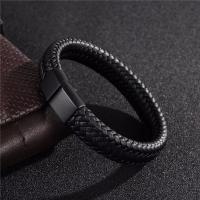 Pulsera De Cuero Trenzada De Moda Para Hombres Y Mujeres Regalo De Vestimenta Para Fiestas Viajes Banquetes Y Festivales - details 1