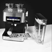 Power Espresso. Cafetera Express Manual de 850W Presión 20 Bares Depósito de 1 5L Brazo Doble Salida Vaporizador Superficie Calientatazas Acabados en Acero Inoxidable. - details 2