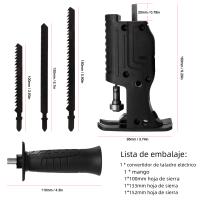 Adaptador De Taladro Eléctrico a Sábanas Reciprocantes Herramienta De Corte De Madera Accesorio Para Taladro Convertidor De Juego De Herramientas Eléctricas - details 4