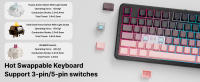 Teclado Mecánico Personalizado EWEADN X87 Con Switches KAILH Y HUANO RGB 10000mAh 80% Layout Para Gaming Y Esports - details 6