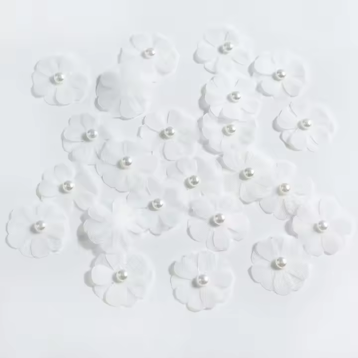 30/50Pcs Accesorios De Flor Artificial Perla Para Ropa Decoración De Hogar Sala De Estar Jardín Exterior Tazón De Frutas Boda Fiesta - 1