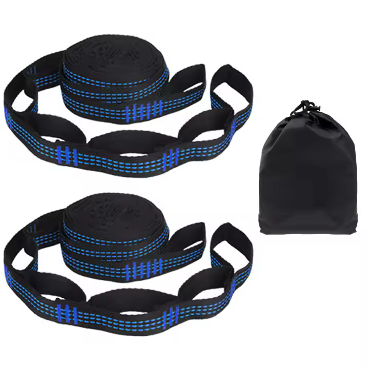 Correa De Mosquitera De Alta Capacidad 2/1PCS Resistencia Al Rompimiento De Poliéster Con Anillo Y Hebilla Accesorios De Camping - 1