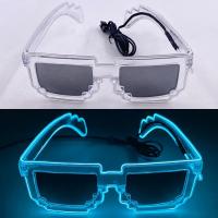 Gafas LED Iluminadas 1PC Gafas De Noche Para Fiesta Suministros De Brillo Para Niños Y Adultos Favoritos De Fiesta - details 32