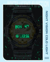 Reloj Deportivo Militar Para Hombre SANDA G-Style Resistente Al Agua Y Al Choque Con Pantalla LED Digital Y Cuarzo Reloj De Pulsera Masculino - details 8