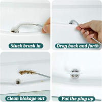 Set De 5 Herramientas De Limpieza Para Agujero De Drenaje De Nevera Cepillo Para Limpiar Salidas De Agua Ecológico Y Duradero Para El Hogar - details 3