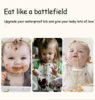 Bib De Comida Para Bebés Impermeable Y Resistente Al Polvo Ropa De Protección Para Niños Y Niñas Edad 1-3 Años Estilo Divertido - details 1