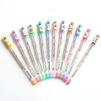 Esto De 12 Piezas De Rotuladores De Gel Con Brillo Y Olor Para Escuela Oficina Dibujo Arte Marcadores Para Libros De Colores Y Diarios - details 2