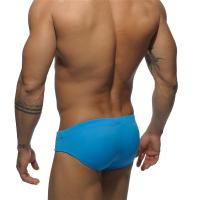 Nuevos Briefs De Natación Para Hombres Sexy Buzo De Playa Corto De Baño Con Pouch Bajo Y Estampado Geométrico Poliéster Spandex - details 6