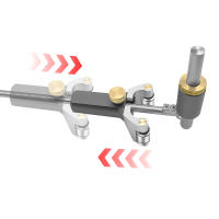 Regla De Marcado Para Carpintería Con Gauge De Línea Recta Arcana Y Curva Herramienta Automática Para Dibujar Líneas Paralelas Y Precisas - details 2