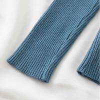 Suéter De Punto Para Mujer Con Cremallera Estilizado De Otoño/invierno Cuello En V Manga Larga Suave Y Ajustado - details 5